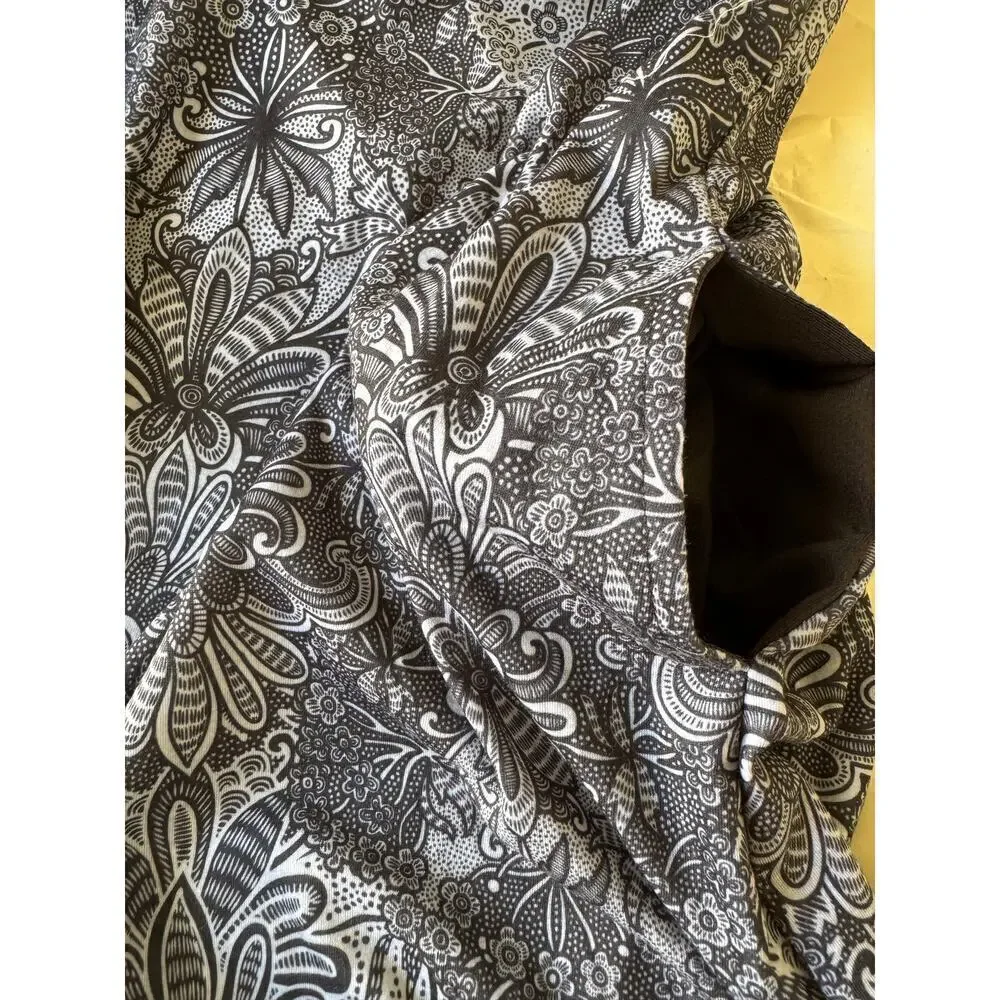 Gerry Black Floral Sleeveless Dress XS NWT